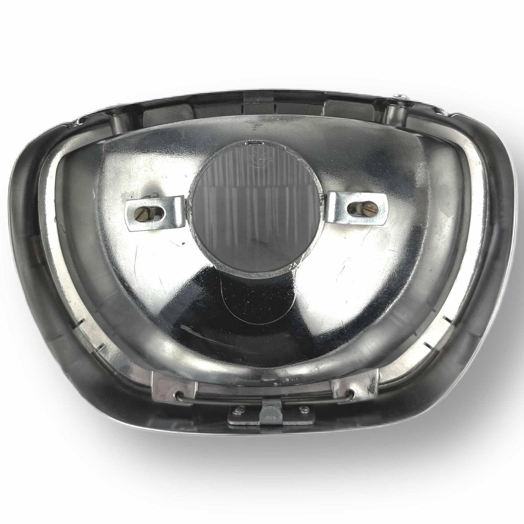 Piaggio Ape 175 '64-'65, 150-350 400 450 500 '66- Front Headlight with Chrome Rim 95x150mm