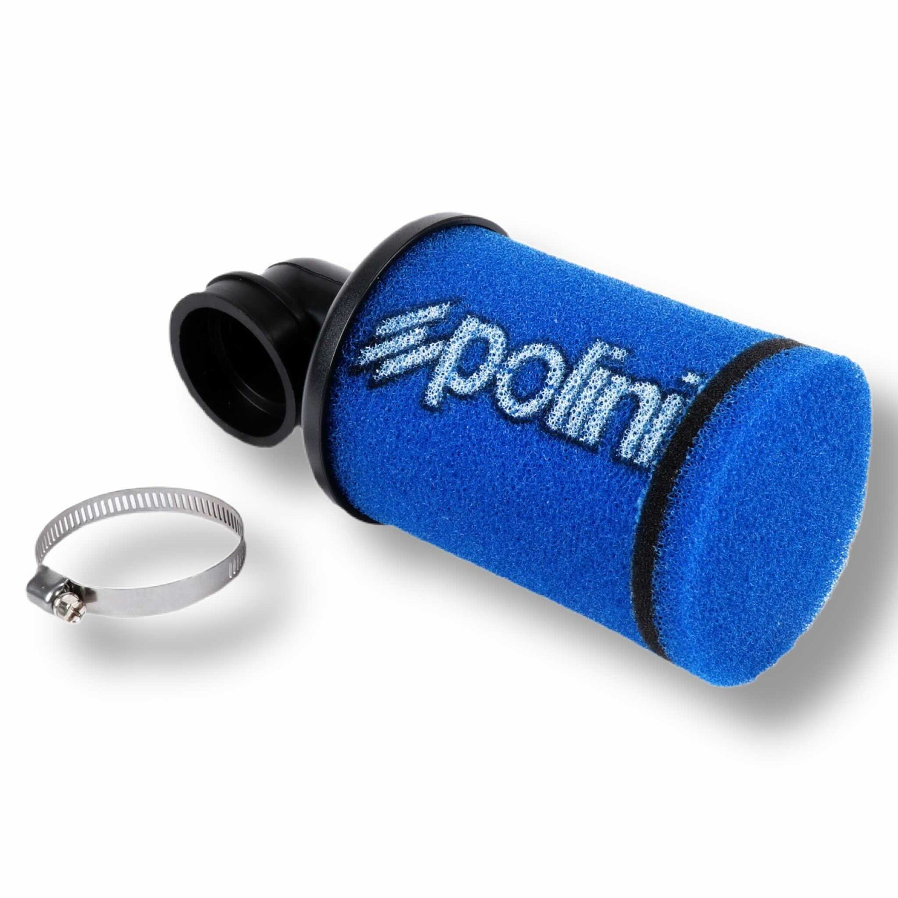 Polini Evolution Racing Air Filter 90° - used on Dell'Orto PHBG19-21, PHBL24-25 Ø39mm L=190mm
