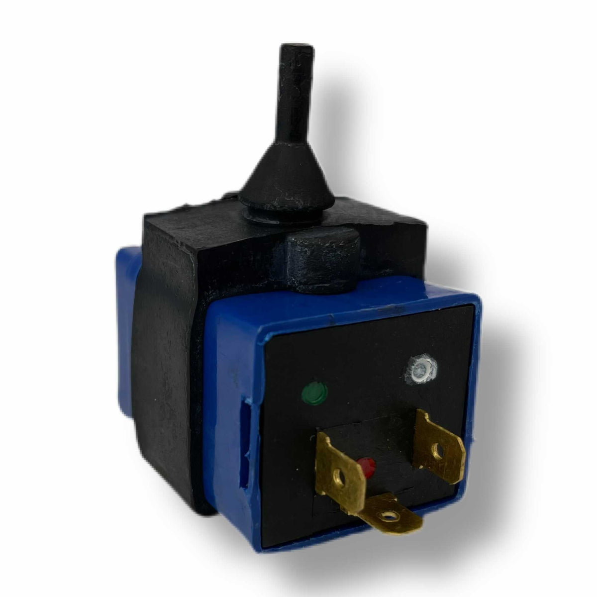 Vespa PX PE T5 PK Cosa APE Indicator Relay Flasher & Holder - Blue