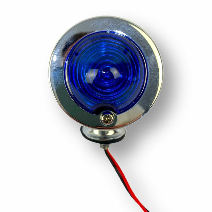 Vespa Lambretta Scooter Chrome Marker Bullet Light - Blue Red Amber Clear Lenses