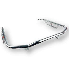 Vespa PX PE T5 Lambretta Series 3 Cuppini 1 Piece Cuppini Chrome Front Crash Bar - Red