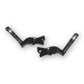 Vespa GTS / GT / GTL 125-300cc BGM PRO Adjustable Foldable Brake Levers - Black