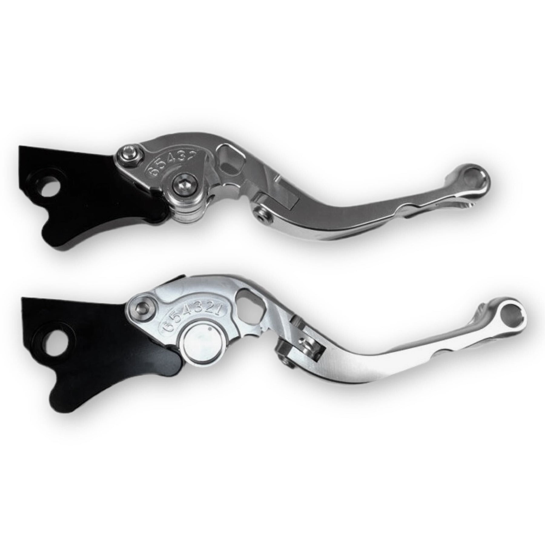 Vespa GTS / GT / GTL 125-300cc BGM PRO Adjustable Foldable Brake Levers - Silver