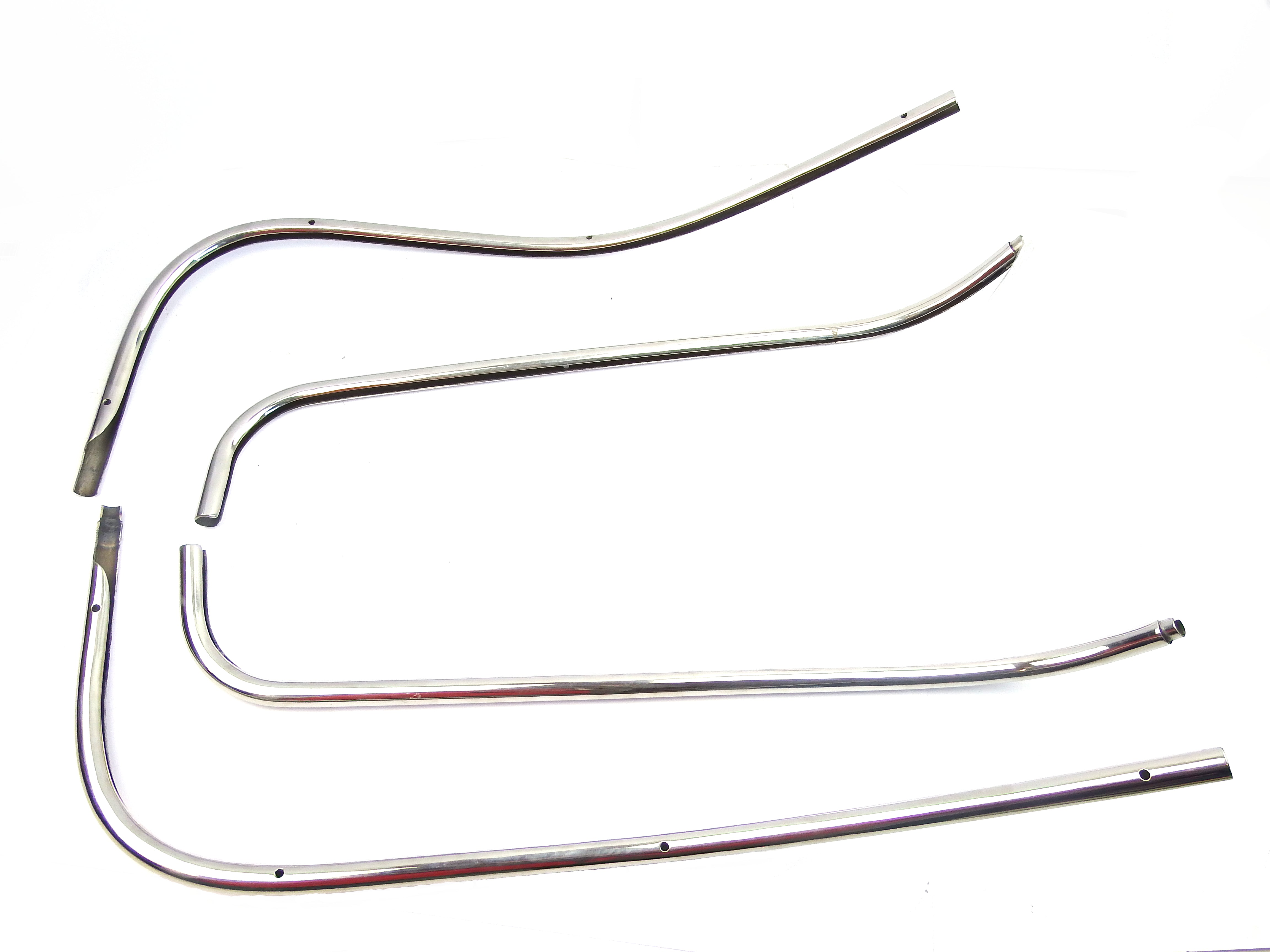 Vespa VLB Sprint Legshield & Footboard Runner Outer Trims Stainless St