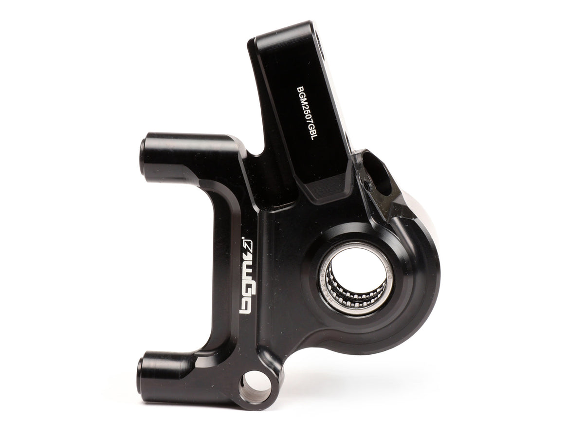 Vespa PX Disc (1998-) MY, 2011- BGM PRO CNC Touring Front Brake Caliper Bracket Drum type Piaggio Grimeca 20mm - Black