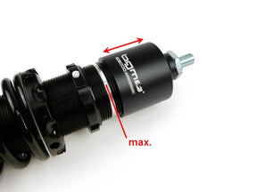 Vespa PX T5 Rally Sprint GT/R V50 ET3 BGM PRO SC/R1 Sport 330mm Rear Shock Absorber - Black