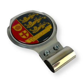 Bar Badge/Plaque - England 3 Lions - Stainless Steel