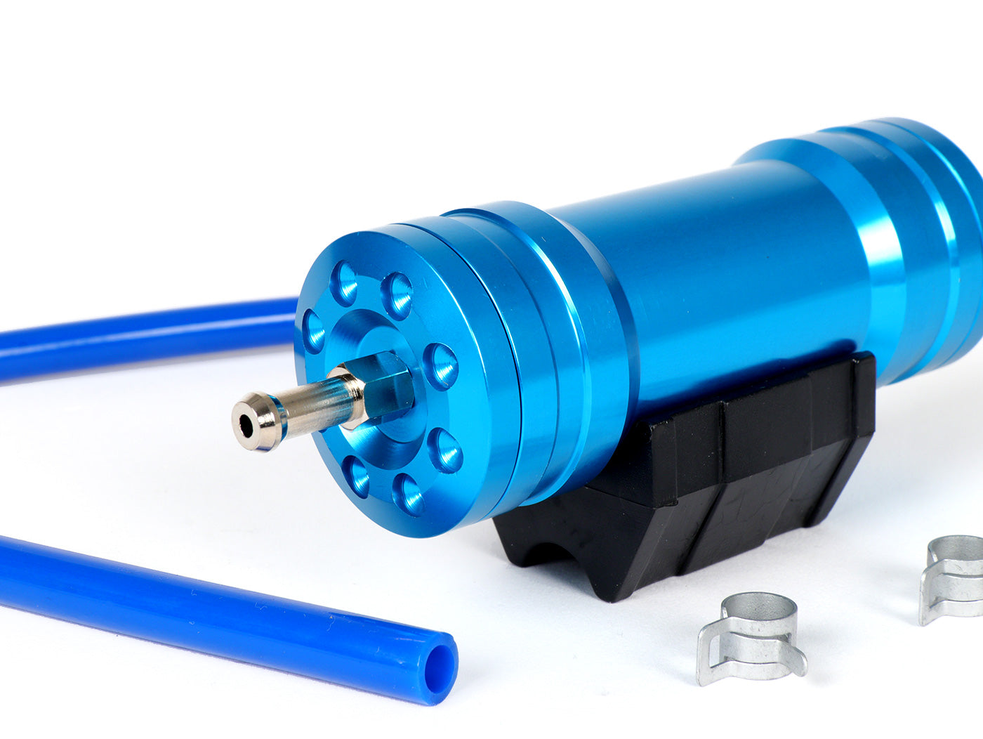 Polini CNC Aluminium Fuel Compensator Boost Bottle - Blue