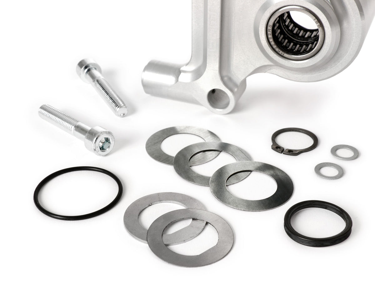 Vespa PX Disc MY 2011 LML BGM CNC Touring Front Brake Caliper Bracket  Brake Drum Type Piaggio/Grimeca - Silver