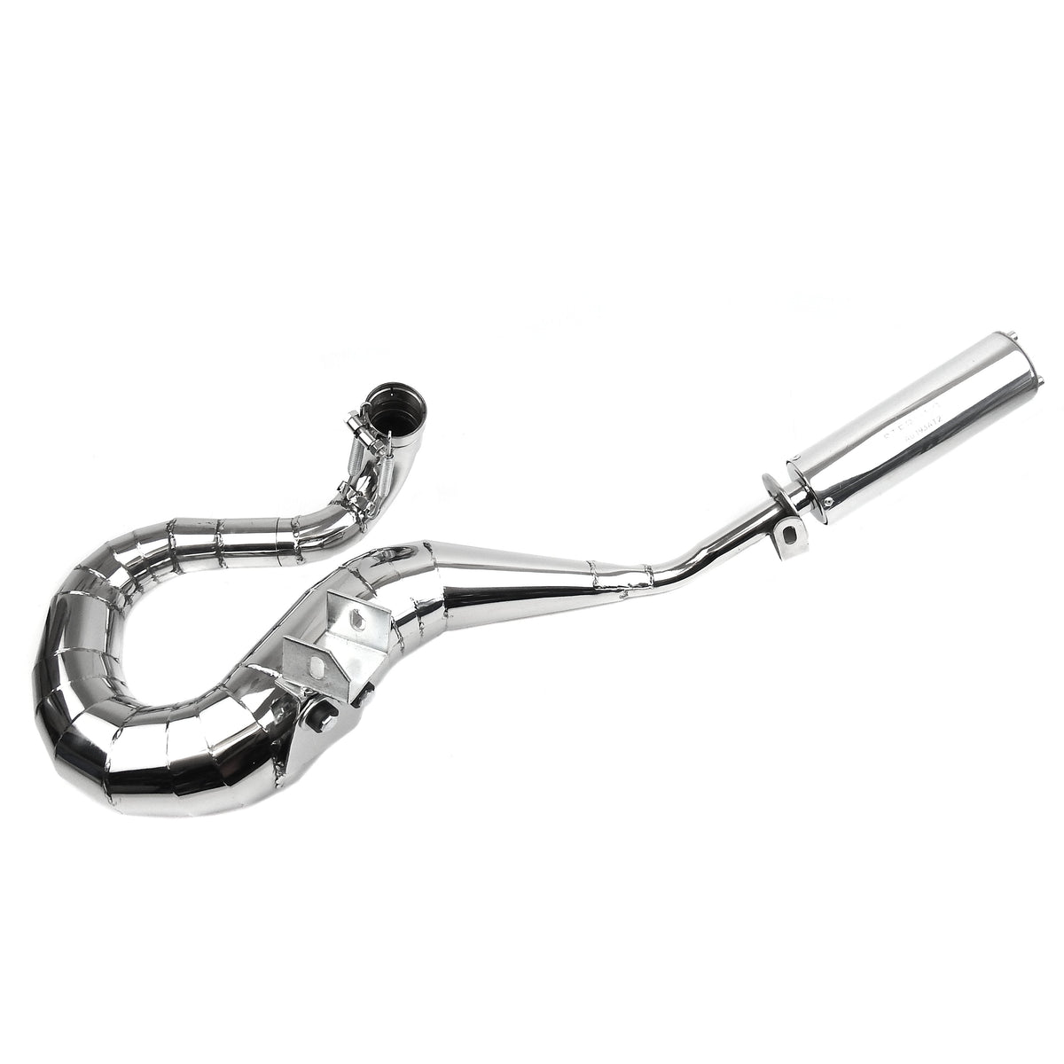 Vespa PX200 P200 Sterling Expansion Performance Exhaust - Left Hand - Stainless Steel