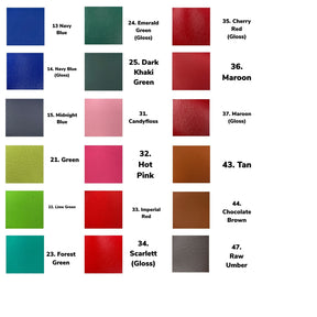 Lambretta - Seat Singles Set - Pair - Coloured - Made To Order