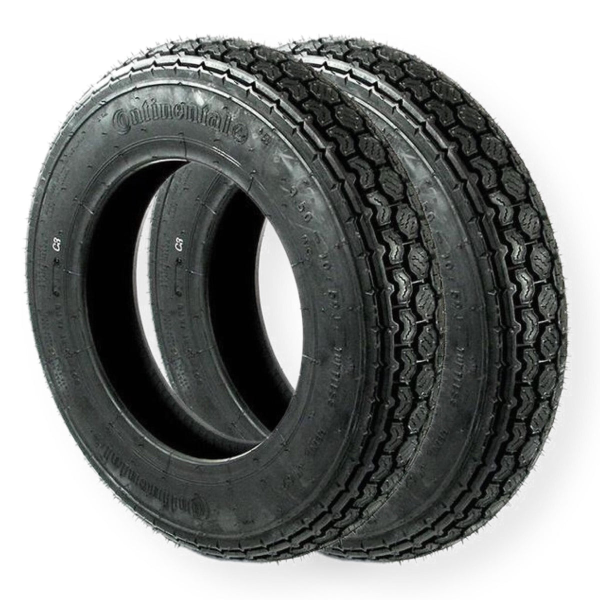 Continental - 350 X 10 - Blackwall Tyre K62 - 2 Tyre Bundle
