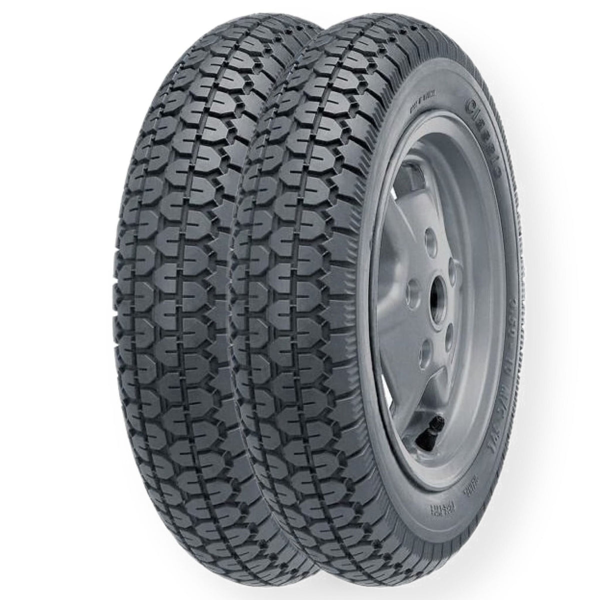 Continental - 350 X 10 - ContiClassic - Tubed Only - 2 Tyre Bundle