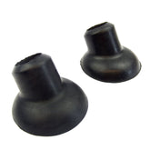 Vespa Lambretta Front Carrier Replacement Rubber Cup/Buffer - Black 19mm Pair