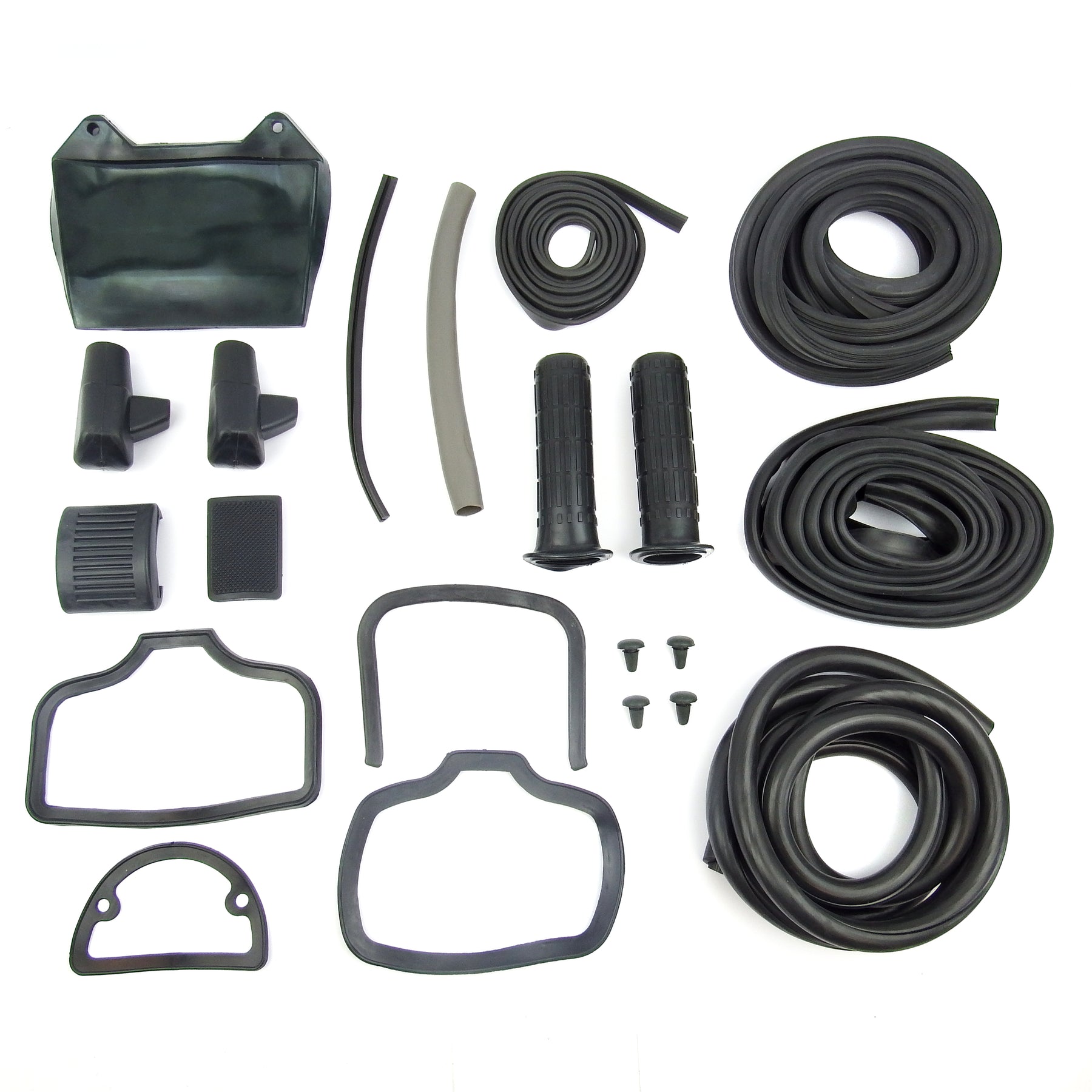 Lambretta Series 1 2 Li TV Complete Rubber Kit - Black