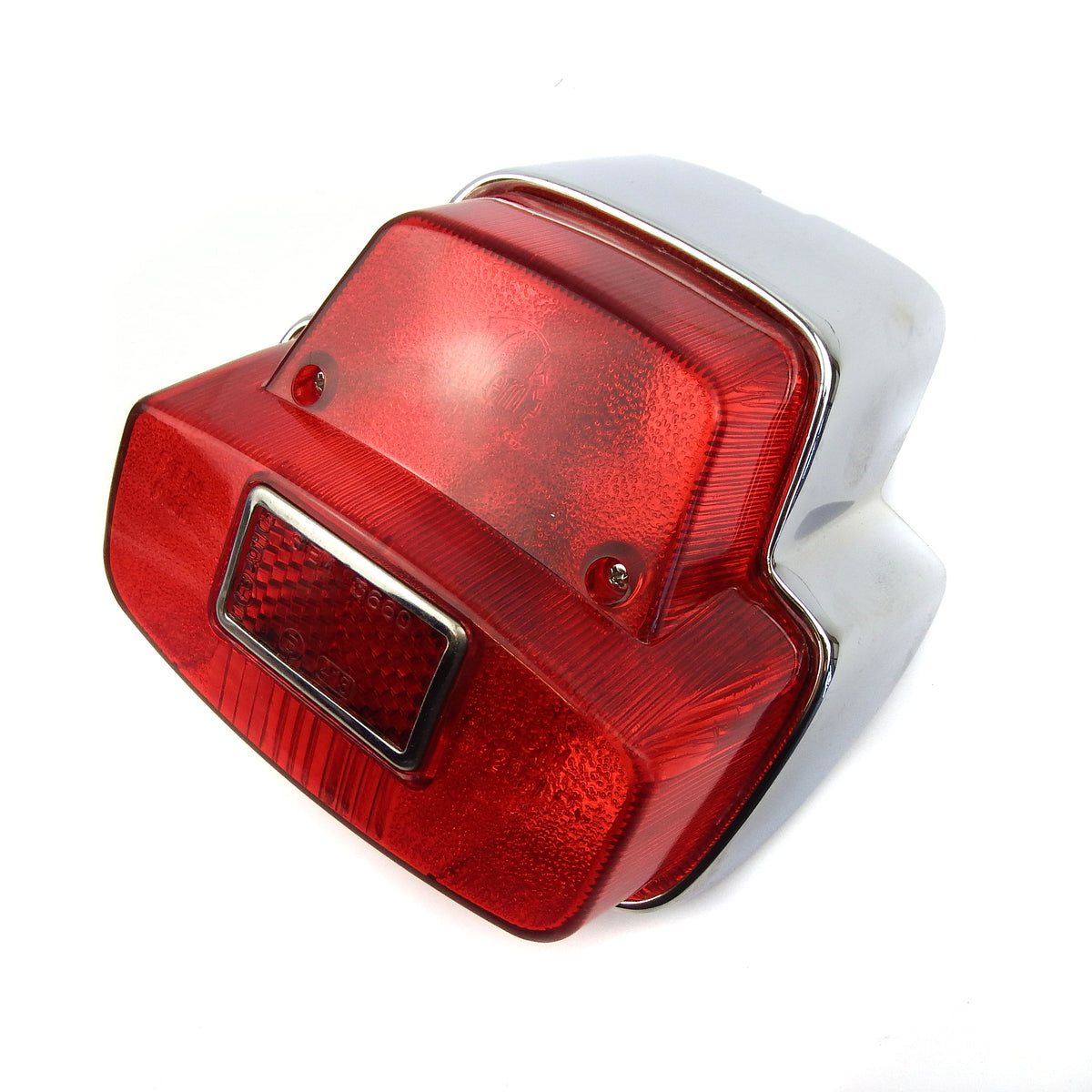 Vespa - Lamp - Rear Light Unit - Super/Sprint/GL/SS - Metal Chrome