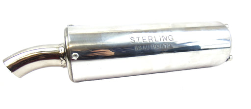 Lambretta Series 1 2 3 Li GP SX TV Sterling Expansion Exhaust End Can Silencer - Stainless Steel
