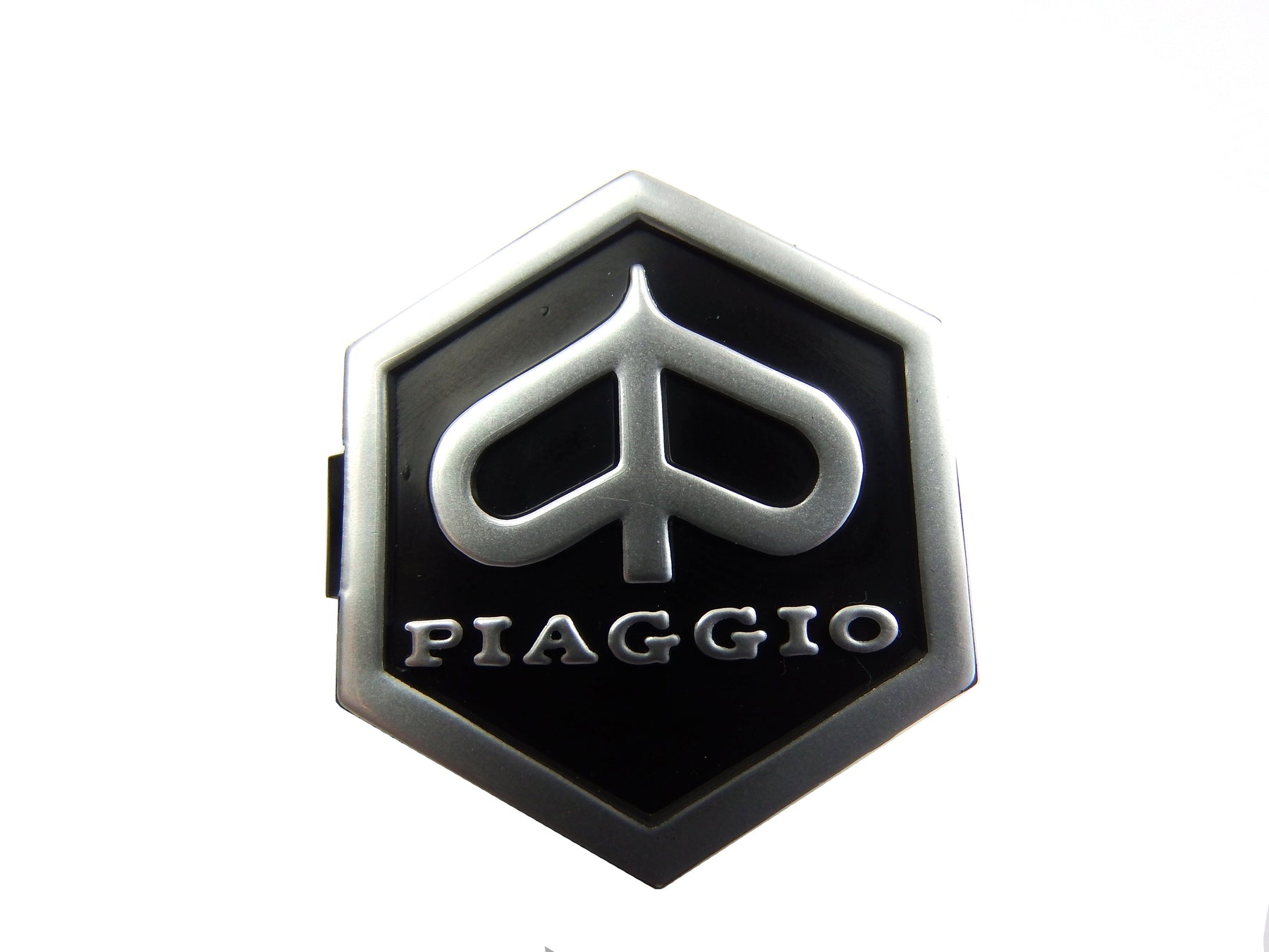 Vespa PX, EFL, T5, LML Piaggio Black Horncover Badge Kit