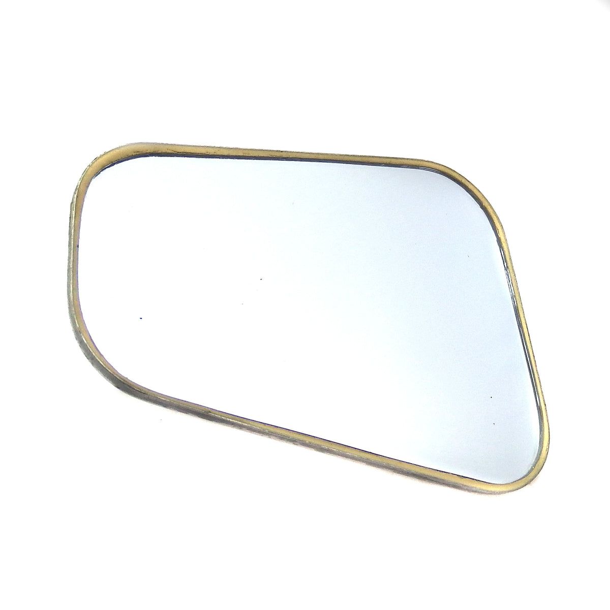 Vespa Lambretta Universal Mirror Chrome Mirror Head - Stadium Shape