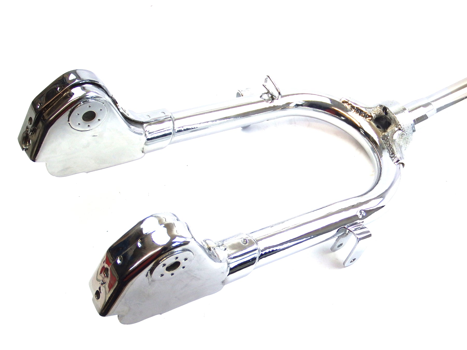 Lambretta GP DL 150 200 Front Fork with Damper Brackets - Chrome