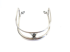 Vespa GS 160 Front Bumper Bar Two Bar - Polished Stainless Steel