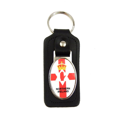 Key Ring - Leather - Northern Ireland