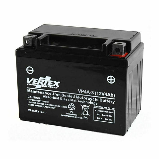 Vespa ET2 12V 50cc Battery Vertex VP4