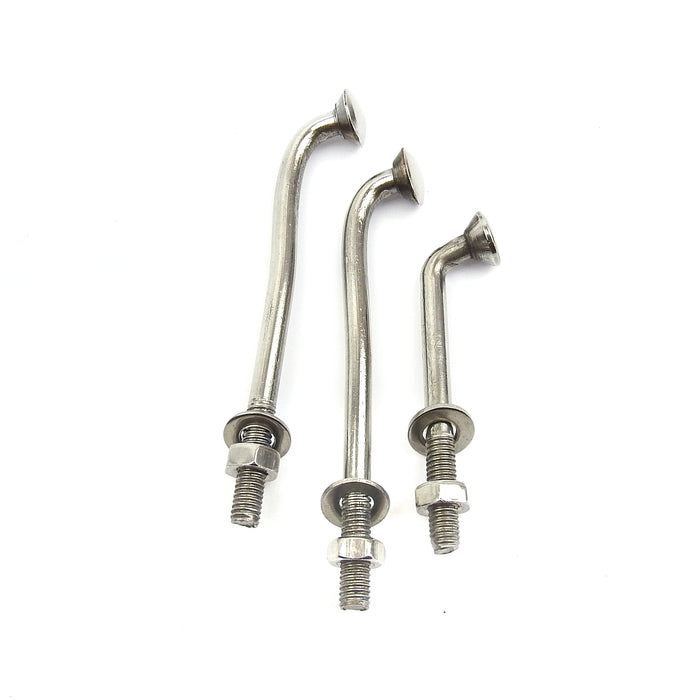 Lambretta - Tool Box Mounting Trunnion Kit - Series 3 - Stainless Steel