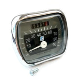 Vespa - Speedometer - VM/VN/VL/ACMA - 100KMH - Grey/Black Face