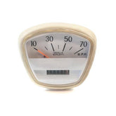 Lambretta Series 3 SX TV Speedometer 70 MPH White Face - Indian Thread