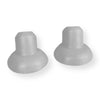 Front Carrier Replacement Rubber Cup/Buffer - 16mm - Pair - White