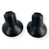 Vespa Lambretta Royal Alloy Front Carrier Crashbar Replacement Rubber Cup Buffer - 16mm - Pair