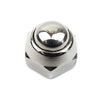 Lambretta Series 1 2 3 Li GP SX TV Rear Hub Nut - Polished Stainless Steel