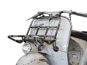 Vespa Largeframe Wideframe Rally Super Sprint VBB GS GT Motovespa Ulma Nanucci Fold Down Front Rack - Bare Metal