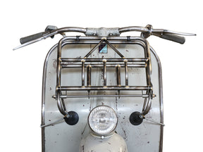 Vespa Largeframe Wideframe Rally Super Sprint VBB GS GT Motovespa Ulma Nanucci Fold Down Front Rack - Bare Metal