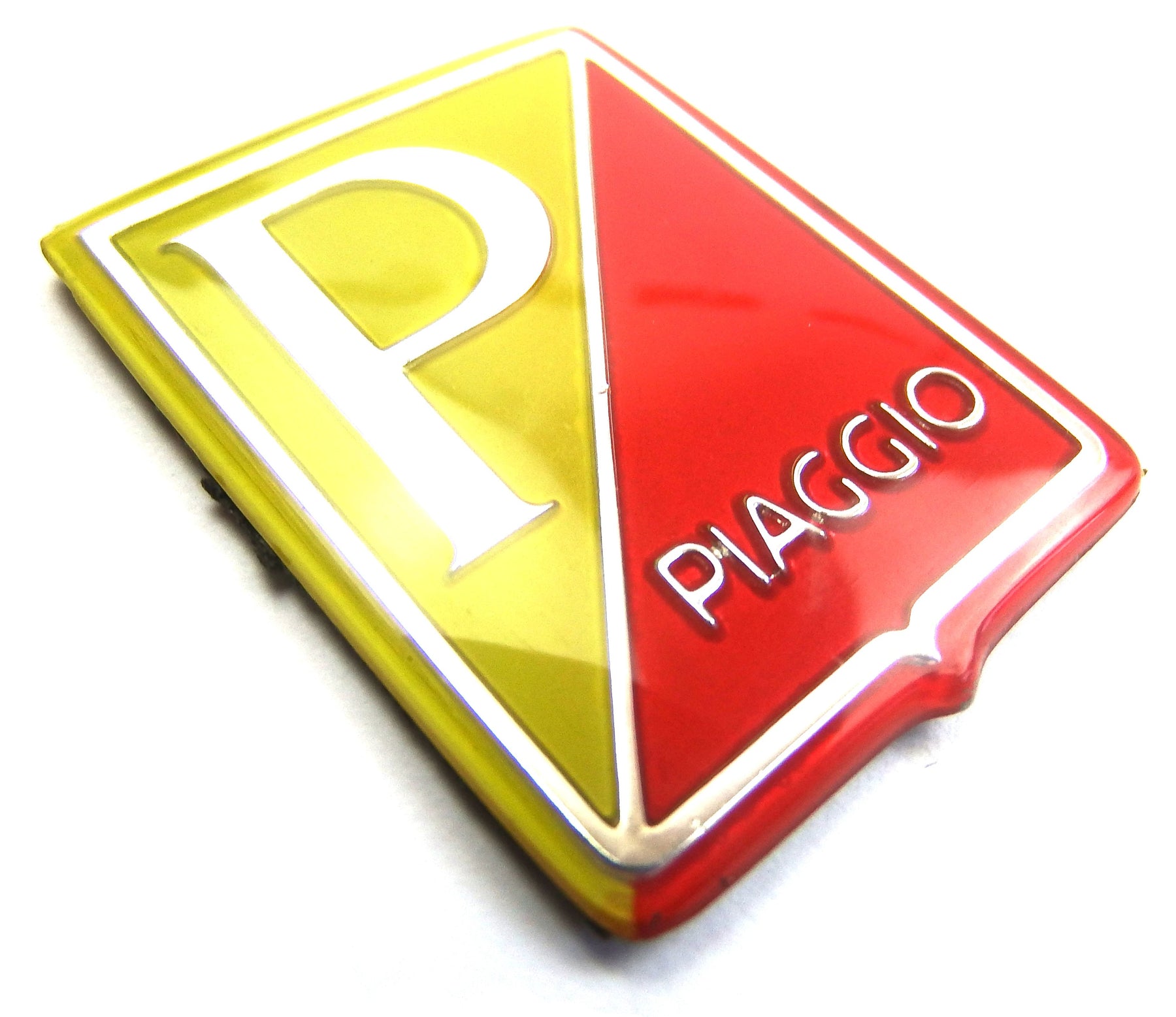 Vespa PX PE T5 Rally Super Sprint VBB Horncover Badge Piaggio Shield - Yellow/Red/Silver