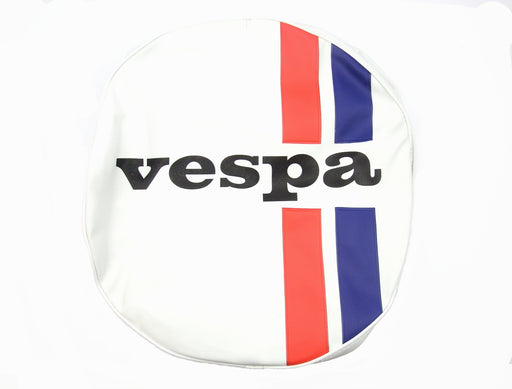 Wheel - Spare Wheel Cover 10 - Vespa Logo And Stripes - Made To Order