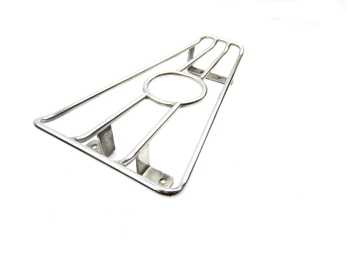 Vespa PX T5 LML Floor Board Centre Rack Tray With Cupholder - Stainless Steel