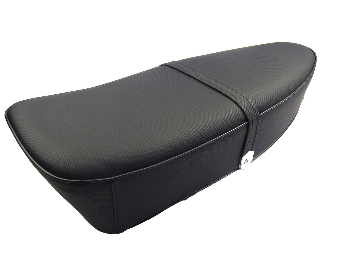Vespa V50 V90 V100 Primavera ET3 Smallframe Standard Bench Seat Cover - Black