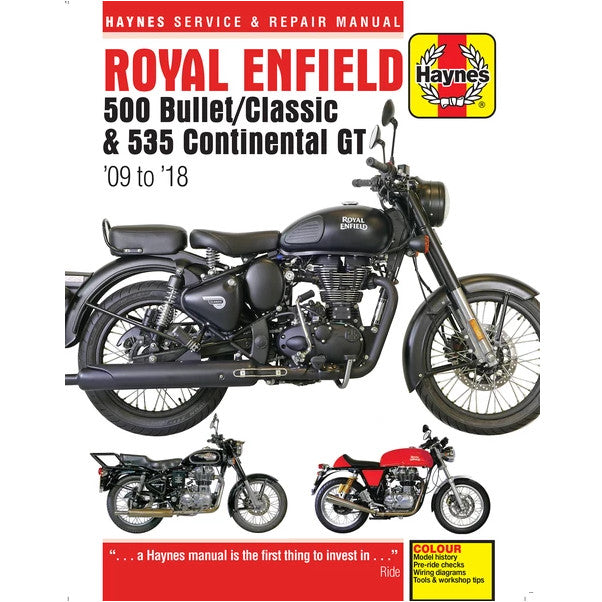 Royal Enfield Bullet 09-18 Electra Classic Continental GT 6427 Haynes Manual
