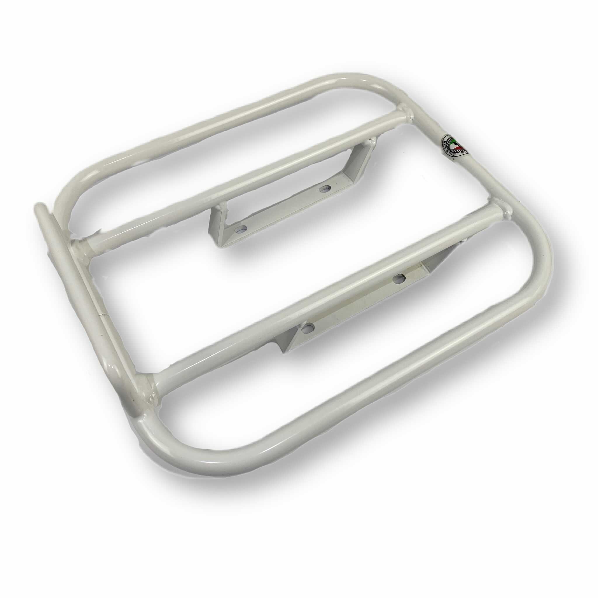 Lambretta Series 3 Li GP SX TV Rear Sprint Rack - 2 Bar Fitment - Whit