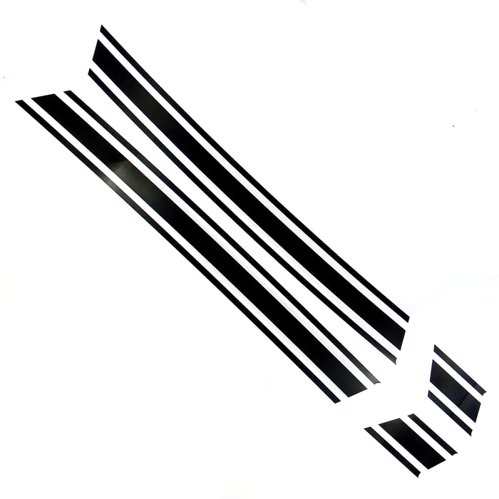 Lambretta GP DL Side Panel Stripes - Black - Quality