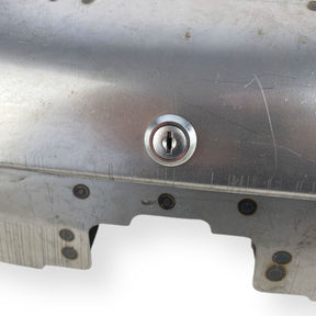 Lambretta GP DL Inside Leg Shield Tool Box ULMA Nanucci - Bare Metal