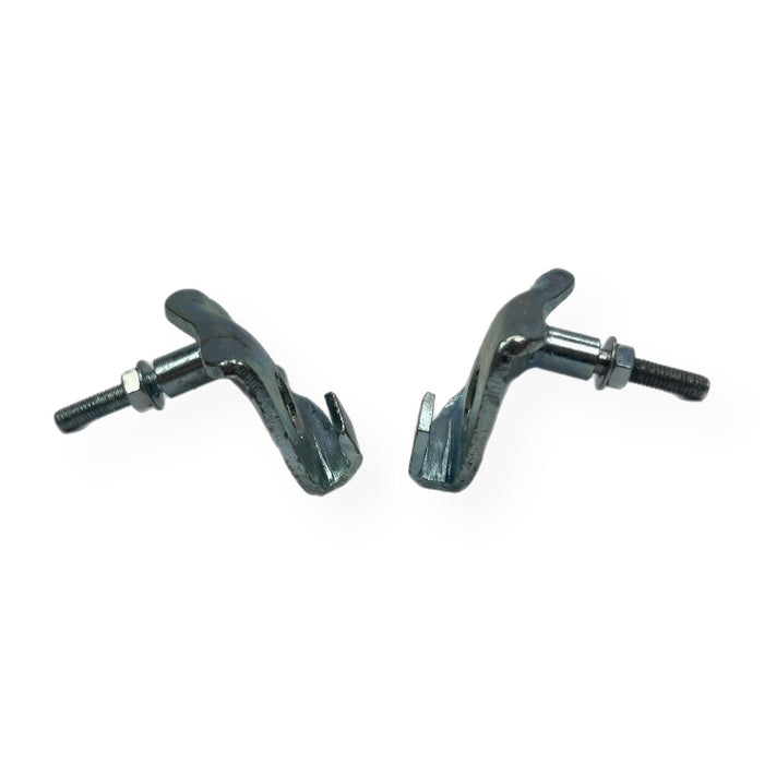 Lambretta Front Damper Lower Bolt on Fitting Bracket Pair Zinc Pla