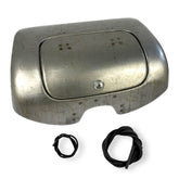 Lambretta GP DL Inside Legshield Tool Box Rally Style - Bare Metal