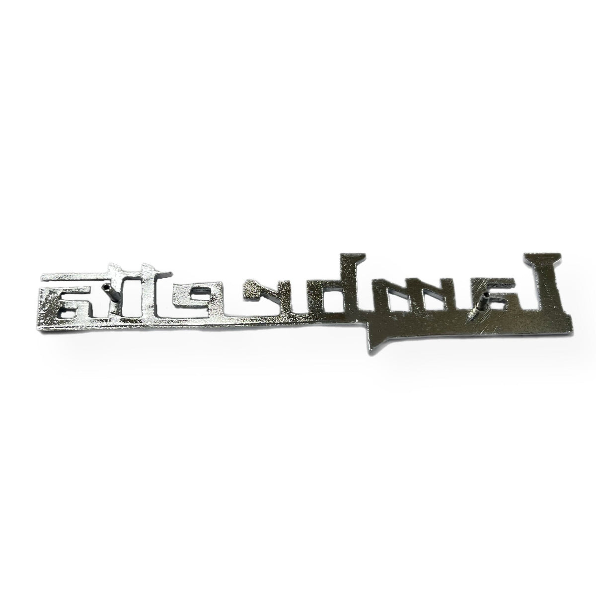 Lambretta GP DL Legshield Badge - Polished Alloy