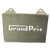 Lambretta GP Laser Cut Grand Prix Logo Rear Mudflap - Polished Stainless Steel