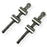 Lambretta S1-3 Li GP SX TV Petrol Tank Strap And Trunnions kit - Polished Stainless Steel