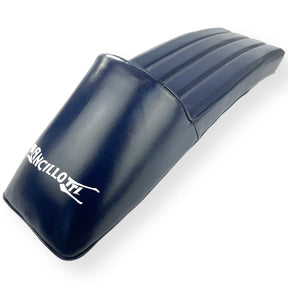 Lambretta Series 1 2 3 Li GP SX TV Ancillotti Extra-long Slope Back Gori Style Seat - Navy With White Logo