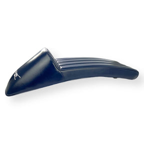 Lambretta Series 1 2 3 Li GP SX TV Ancillotti Extra-long Slope Back Gori Style Seat - Navy With White Logo